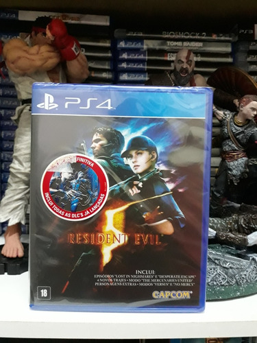 Jogo Resident Evil 5 Playstation 4 Ps4 Novo E Lacrado