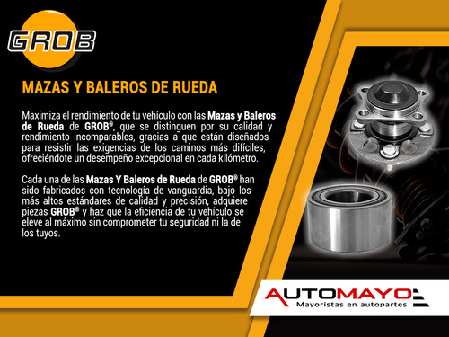 2) Mazas Rueda Traseras Grob Durango Para Dodge 2011-2023