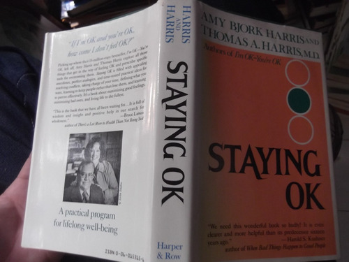 Staying Ok Amy Bjork Harris & Thomas Harris M. D. Tapa Dura