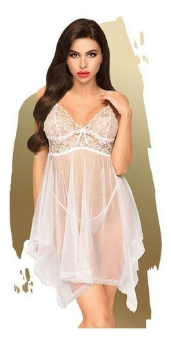 Penthouse Lingerie Muñeca Traviesa De Encaje Babydoll Detal