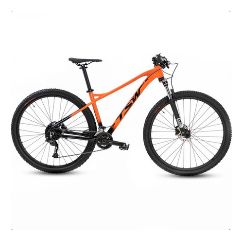 Bicicleta Tsw Stamina Plus 2022 18v Freio Shimano Hidráulico Cor Laranja Tamanho do quadro S 15.5 (156~170 CM)