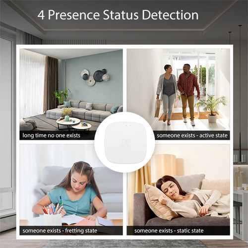 Sensor Presencia Movimiento Humana Techo Radar 24g Zigbee