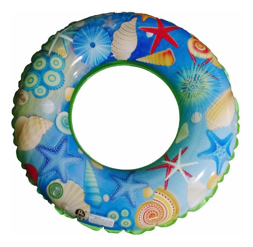 Kit 10 Boias De Piscina Infantil Circular Inflável Cintura