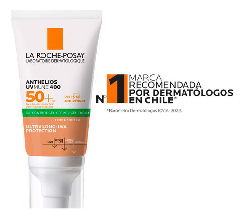 Protector Solar Anthelios Oil Control Gel-creme. 50ml