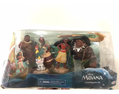 Set De Figurines De La Isla Moana Maui 5 Piezas Disney