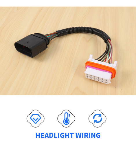 Conector Frontal De Xenón De La Lámpara Del Arnés De Cablea