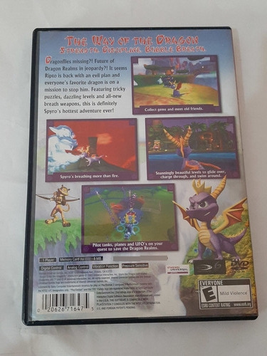 Spyro Enter The Dragonfly Ps2 Original Com Manual E Encarte (Usado)