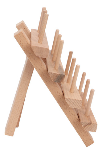 Estante De Madera Para 12 Bobinas, Soporte Para Hilo De Cose