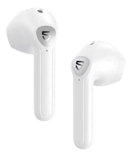 Imagen 3 de 11 de Auriculares in-ear gamer inalámbricos Soundpeats TWS TrueAir 2 white con luz LED