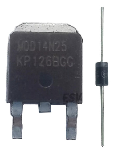 Kit Transistor 14n25 Mdd14n25 E Diodo Sr3200 Para Ph40u16dsg