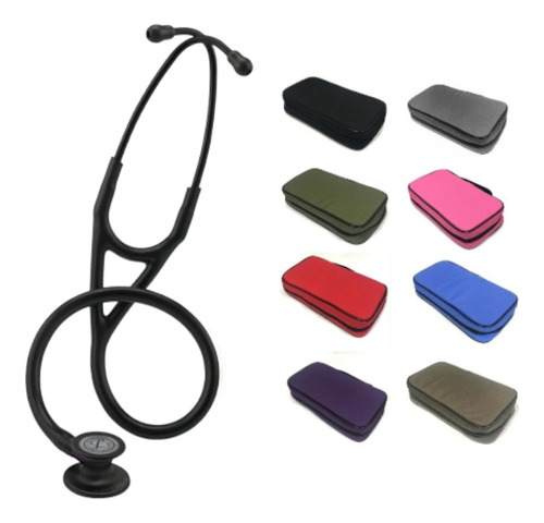 Fonendo Littmann Cardiology Iv Negro Violeta 6203 + Estuche