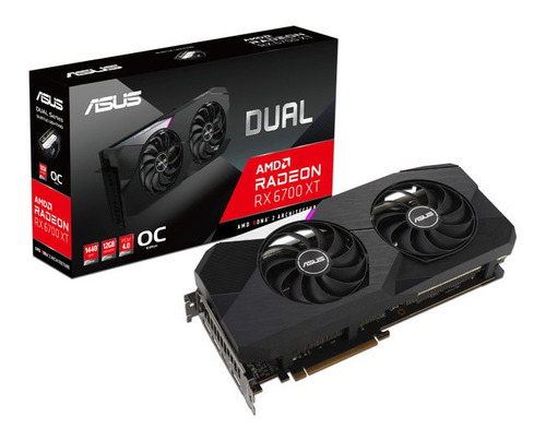 Tarjeta De Video Amd Radeon Rx 6700 Xt Asus Dual Oc