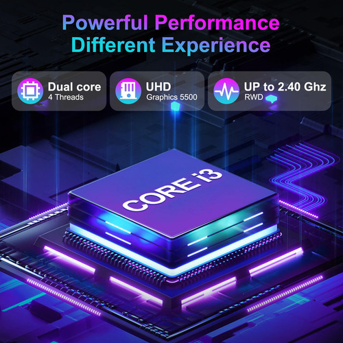 Computadora Portátil 17.3 Ssd 128gb Ram 4gb I3 Fhd 1920x10