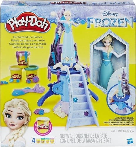 Imagen 1 de 8 de Play-doh Frozen Castillo De Hielo Encantado