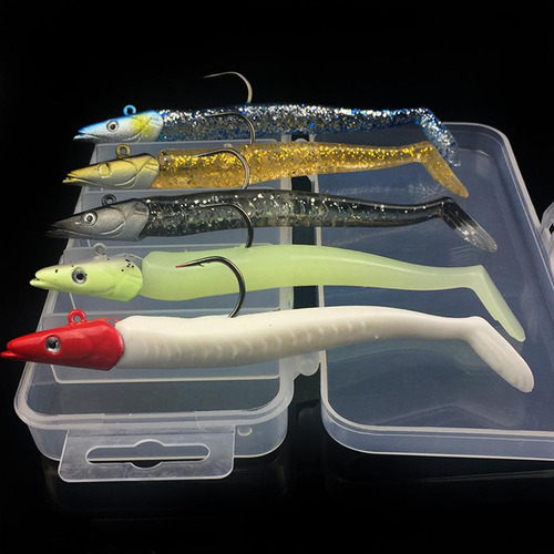 5 Piezas De Pesca Jigs Bass Señuelos De Agua Dulce De Agua