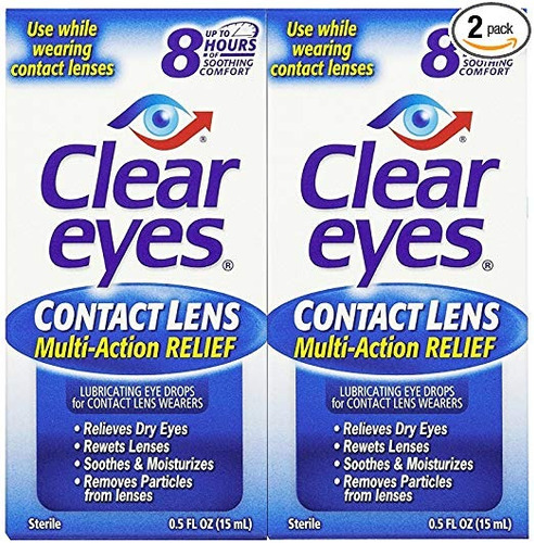 Ojos Claros De Lentes De Contacto Alivio Gotas Para Los Ojos