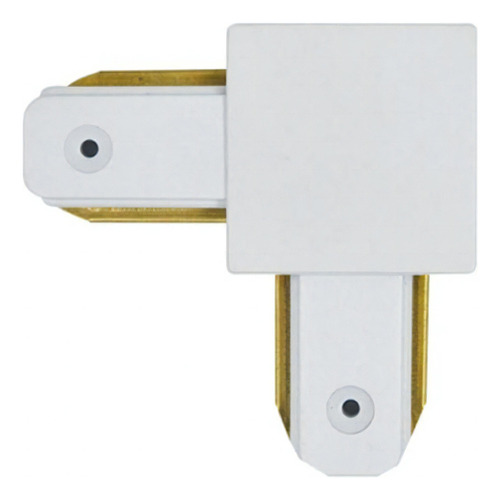 Conector Emenda Para Trilho Tipo L Eletrificado Aaatop Brnco Cor Branco
