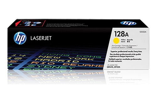 Tóner Hp 128a Ce322a Yellow Laserjet Pro 1,300pag Original