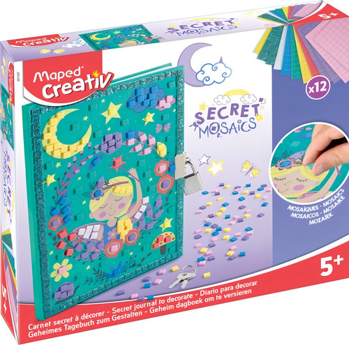 Diario Secreto - Kit Mosaicos Maped Año 5 Color De La Portada Verde Lima