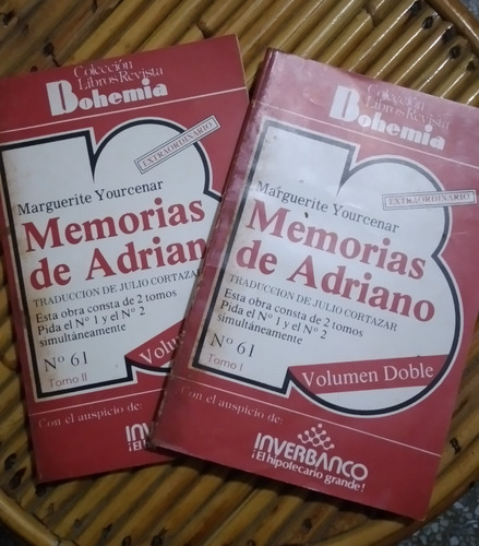Memorias De Adriano / Marguerite Yourcenar / Tomos I Y Ii