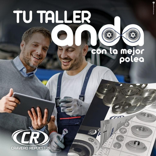 Polea Bomba De Agua Renault 12 Gtl Con A/a Motor 1.4/1.6