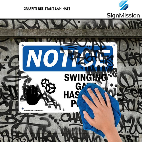 Señal De Aviso Osha - All Forklifts Stop Honk Horn | Cartel