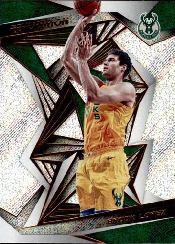 Panini Revolution 98 Brook Lopez Milwaukee Bucks Tarjeta Col