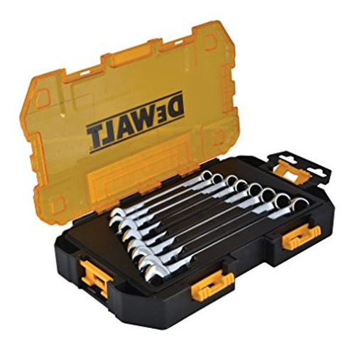 Juego De Llaves Combinadas Dewalt, Métrico, 8 Piezas (dwmt7