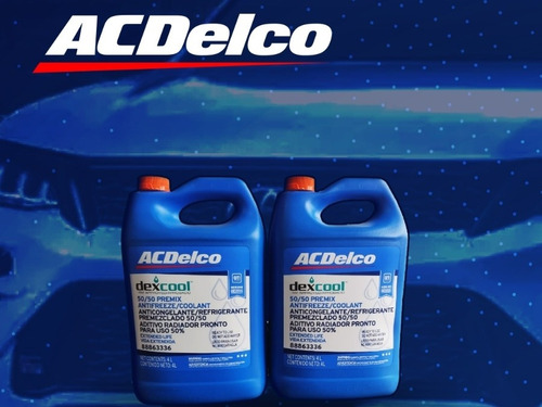 Refrigerante Acdelco 50/50 Original Somos Tienda Fisica