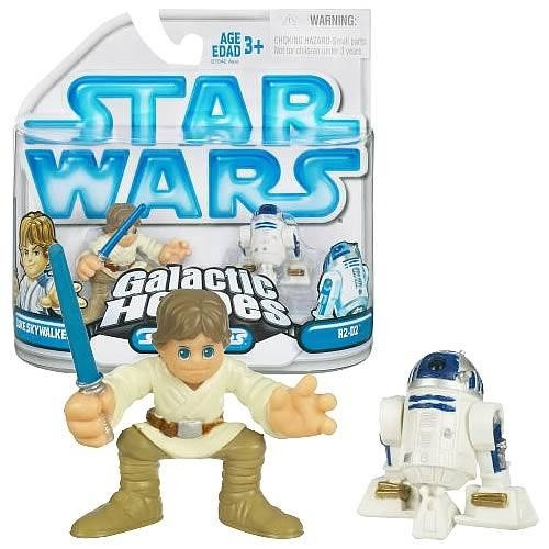 Star Wars Galactic Heroes De 2008 Luke Skywalker Y R2-d2