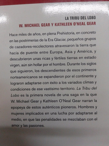 La Tribu Del Lobo * W. Michael Gear Y Kathleen O´ Gear *