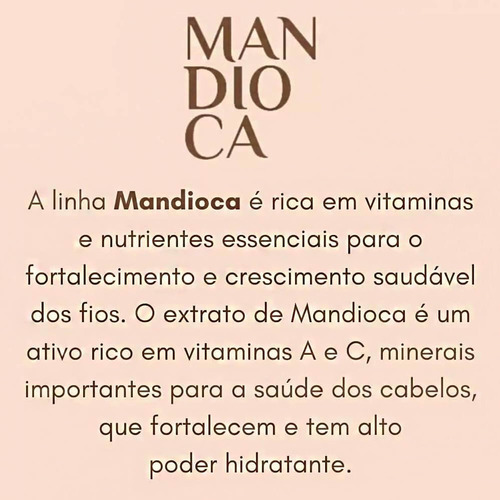 Shampoo Haskell Mandioca 500ml
