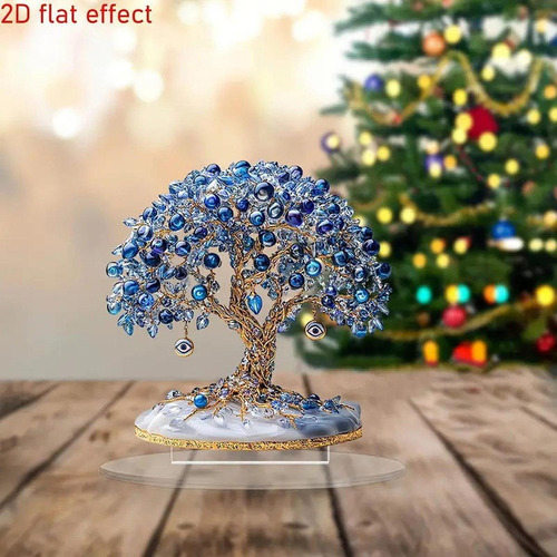 Ornamento De Escritorio De Acrílico 2d Con Base De Estilo E