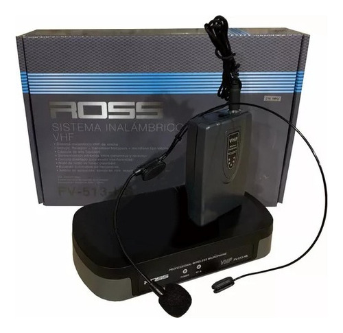 Microfono Inalambrico Ross Fv-513-hs Headset Color Negro