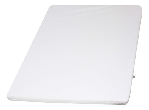 Colchon Cuna Viajera 60x90 Cm Cary Con Protector Impermeable Color Blanco