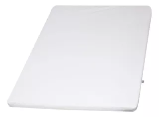 Colchon Cuna Viajera 60x90 Cm Cary Con Protector Impermeable Color Blanco