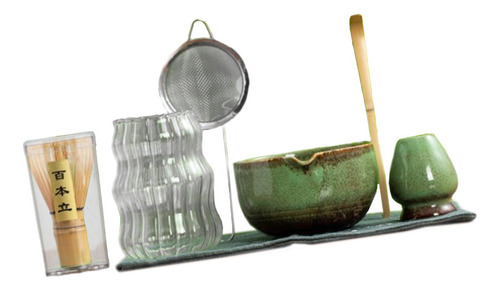 Matcha Set Matcha Bowl Cosacos De Bambú Matcha Ceremonía