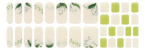 Uñas Sticker Efecto Gel Tiolla Lily Of The Valley