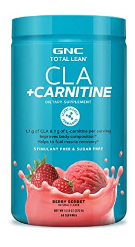 Suplemento De Cla Gnc Total Lean Cla + Carnitina | Mejora La