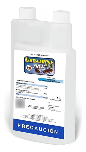 Urbatrine Flow 1l (deltametrina) Para Chinches Sin Olor