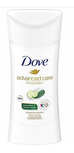 Antitranspirante stick Dove Dove pepino e água de cacto 74 g