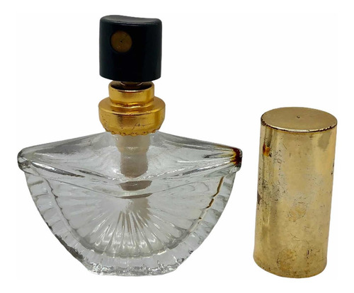 Antiguo Perfumero De Vidrio Con Atomizador (Usado)