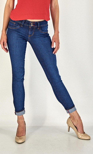 Jeans Casual Lee Mujer Skinny Booty Up R45