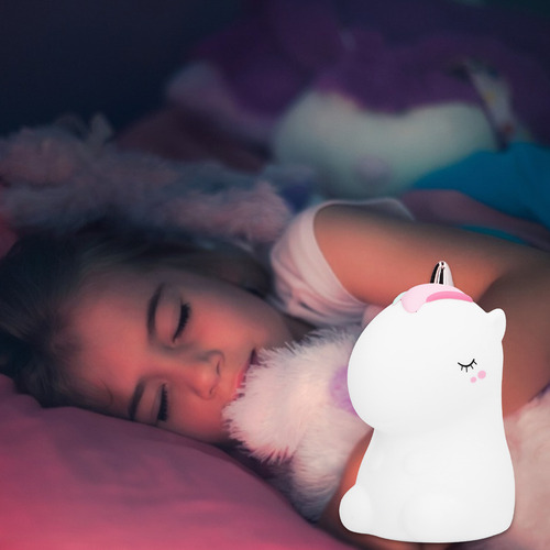 Luz De Silicona Led Animal Night Con Carga Usb, Bonito Color