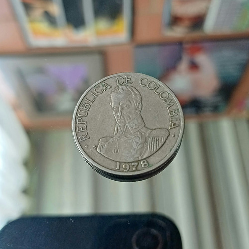 Moneda De 1 Peso Colombiano, Año 1978