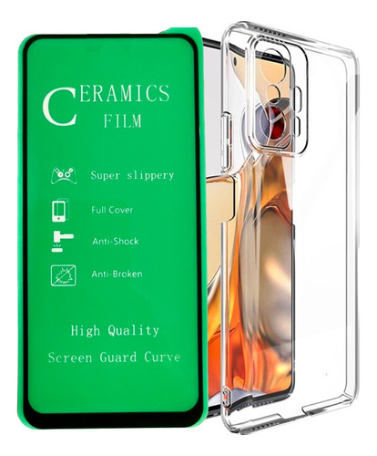 Funda Estuche Carcasa + Vidrio Ceramico Para Xiaomi 11t
