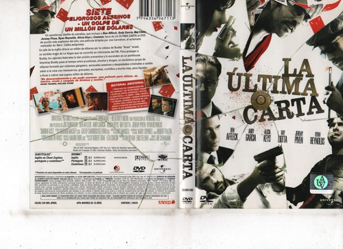 La Última Carta - Dvd Original - Buen Estado