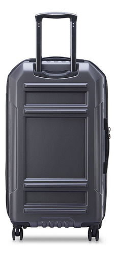 Maleta De Viaje Delsey Rempart 73cm Rígida Color Antracita Antracita Liso