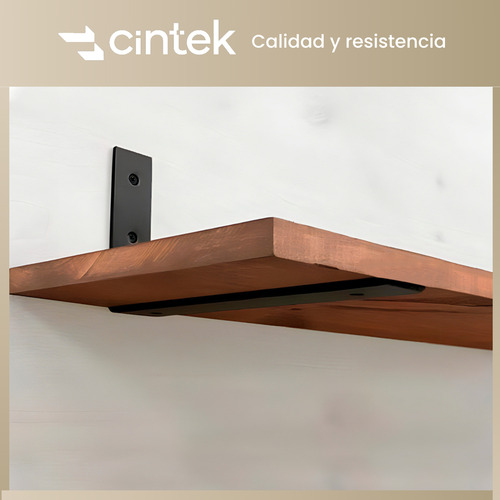Soporte Para Estante Repisa Madera Soporte X4 20 Cm