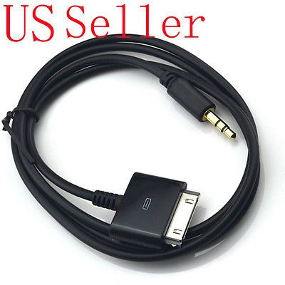 30 Pines Para Conector Ip Ad 1 2 3 iPod iPhone 3.5mm Cable D